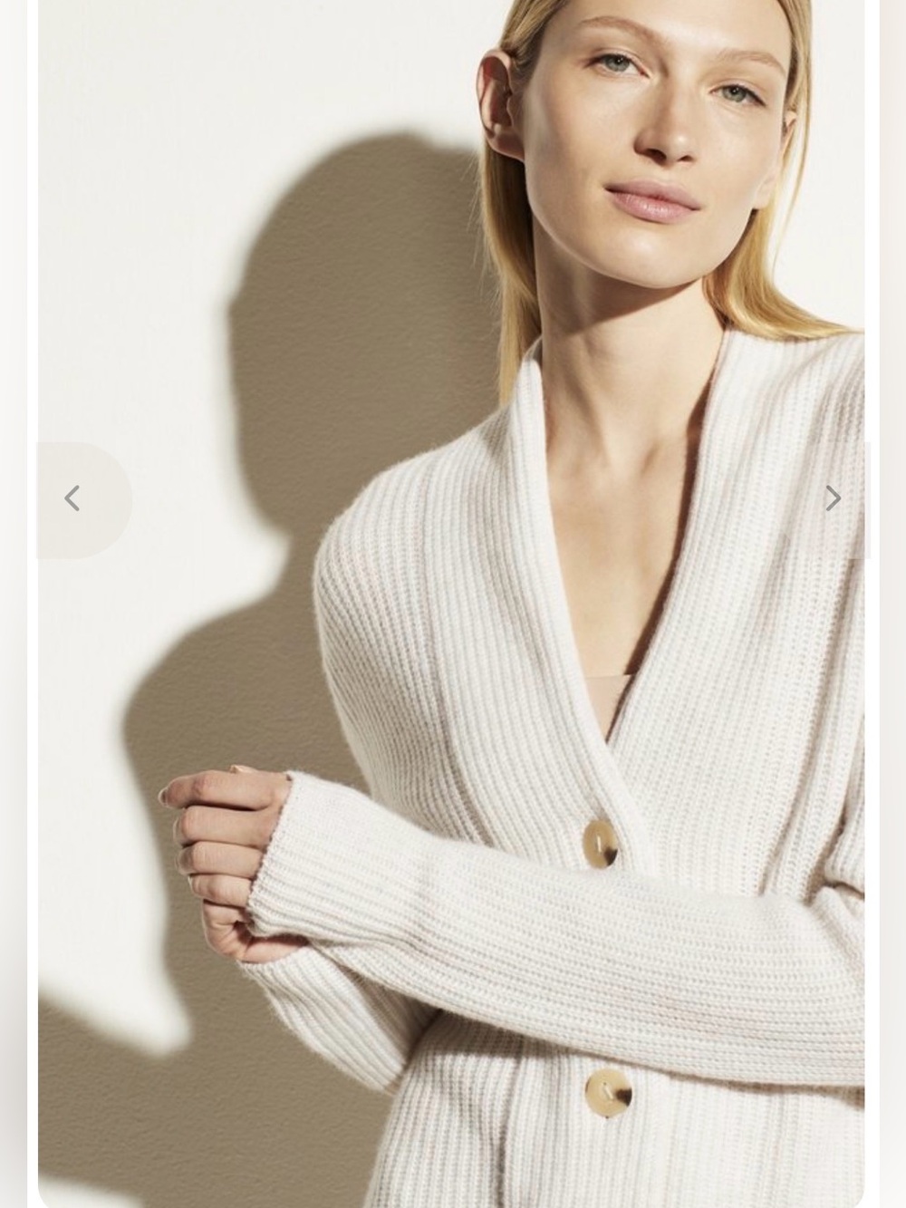 VINCE Raised collar cardigan in XL (fits L)